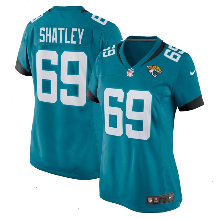 Tyler Shatley Jacksonville Jaguars Nike Women's Game Jersey - Teal