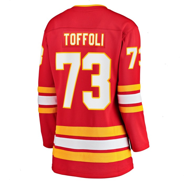 Tyler Toffoli Calgary Flames Fanatics Branded Women's Home Breakaway Player Jersey - Red