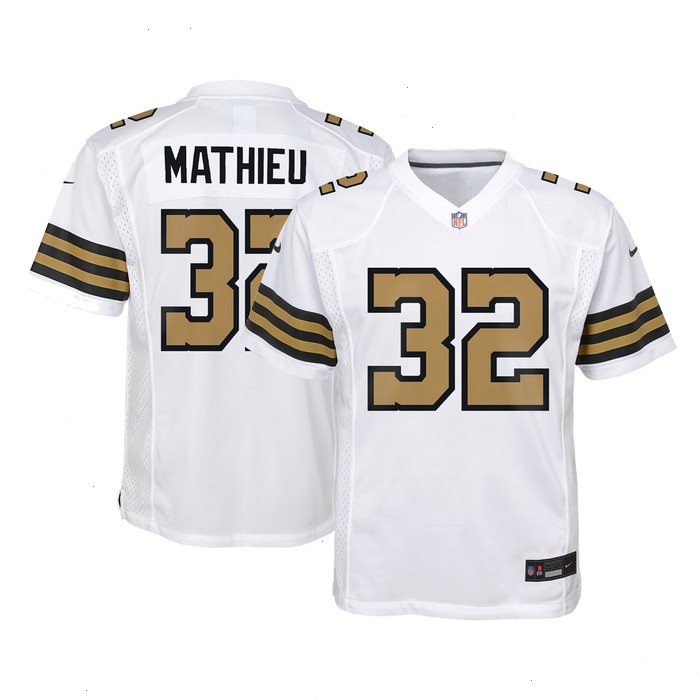 Tyrann Mathieu New Orleans Saints Nike Youth Game Jersey - White V1