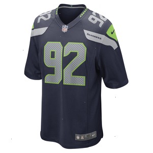 Tyreke Smith Seattle Seahawks Nike Game Player Jersey - College Navy