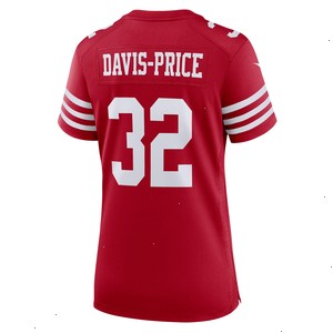 Tyrion Davis-Price San Francisco 49ers Nike Women's Game Player Jersey - Scarlet