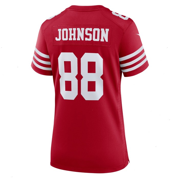 Tyron Johnson San Francisco 49ers Nike Women's Team Game Jersey - Scarlet