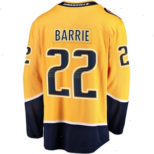 Tyson Barrie Nashville Predators Fanatics Branded Home Breakaway Jersey - Gold