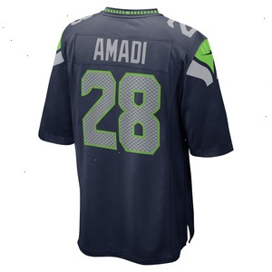 Ugo Amadi Seattle Seahawks Nike Game Jersey - College Navy