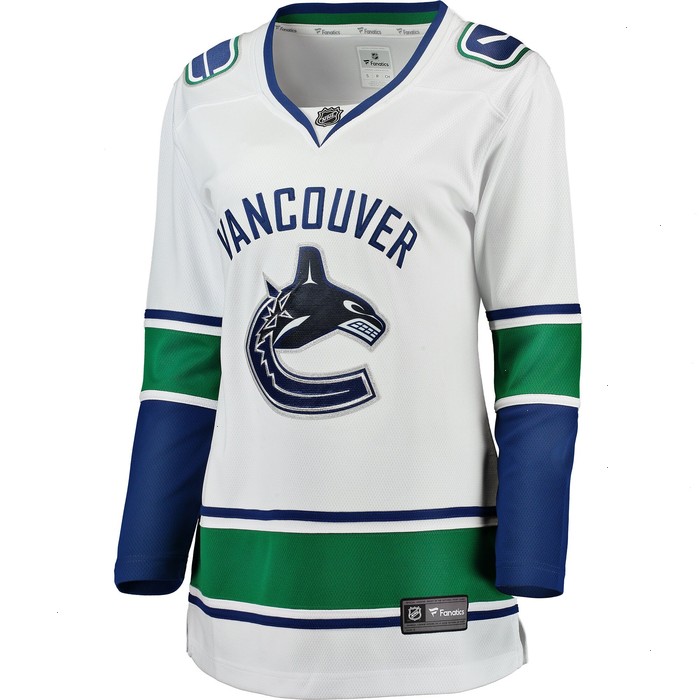 Vancouver Canucks Fanatics Branded Women's Away Breakaway Jersey - White