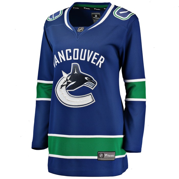 Vancouver Canucks Fanatics Branded Women's Breakaway Home Jersey - Blue