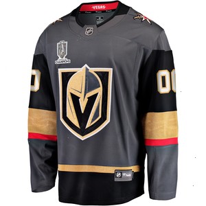 Vegas Golden Knights Fanatics Branded 2023 Stanley Cup Champions Alternate Breakaway Custom Jersey - Black