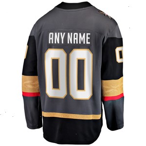  Vegas Golden Knights Fanatics Branded 2023 Stanley Cup Champions Alternate Breakaway Custom Jersey - Black