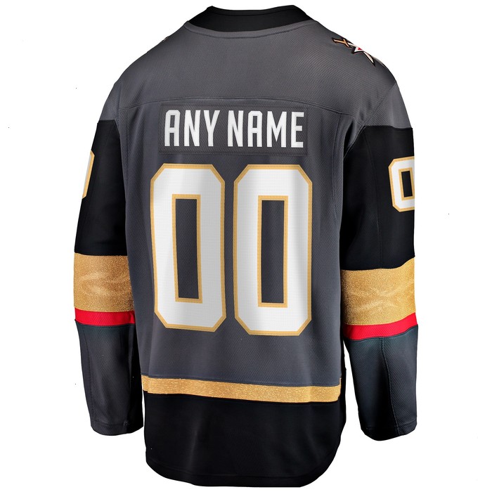 Vegas Golden Knights Fanatics Branded 2023 Stanley Cup Champions Alternate Breakaway Custom Jersey - Black