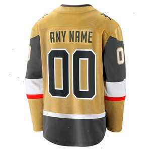  Vegas Golden Knights Fanatics Branded 2023 Stanley Cup Champions Home Breakaway Custom Jersey - Gold