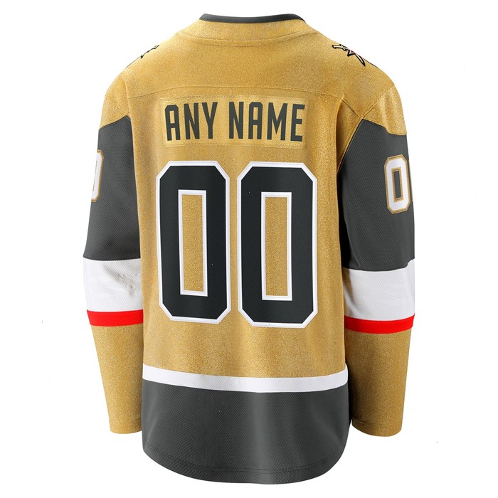 Vegas Golden Knights Fanatics Branded 2023 Stanley Cup Champions Home Breakaway Custom Jersey - Gold