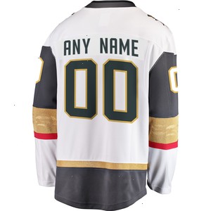 Vegas Golden Knights Fanatics Branded Away Breakaway Custom Jersey - White