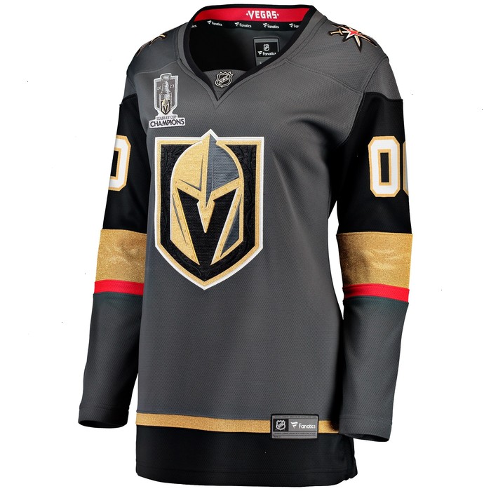 Vegas Golden Knights Fanatics Branded Women's 2023 Stanley Cup Champions Alternate Breakaway Custom Jersey - Black