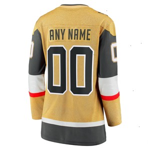  Vegas Golden Knights Fanatics Branded Women's 2023 Stanley Cup Champions Home Breakaway Custom Jersey - Gold