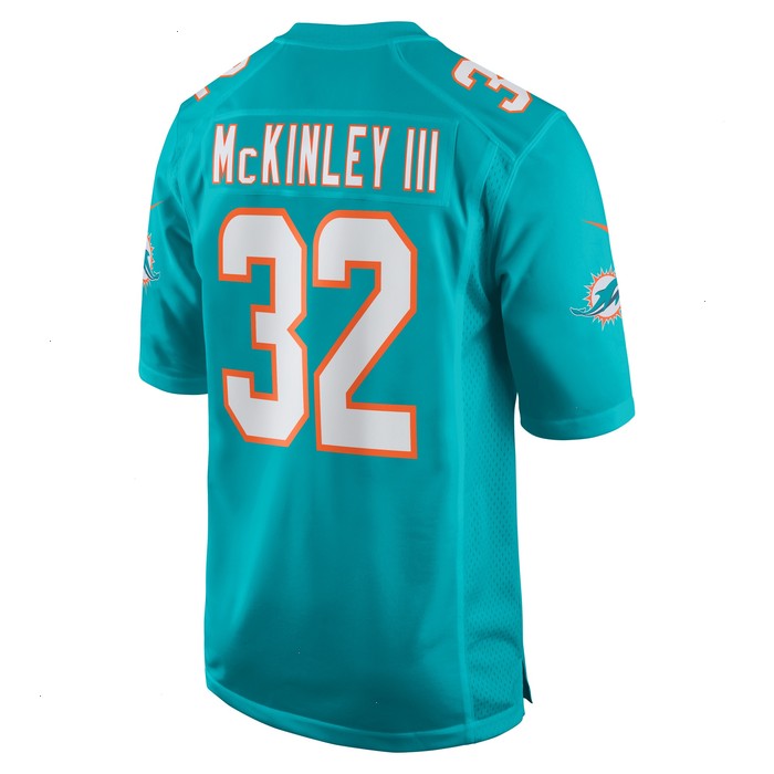 Verone McKinley III Miami Dolphins Nike Game Player Jersey - Aqua