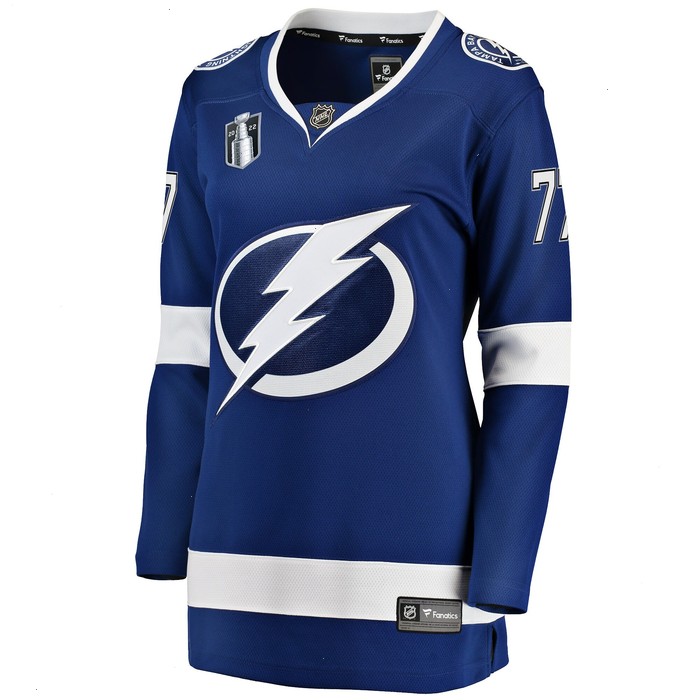 Victor Hedman Tampa Bay Lightning Fanatics Branded Women's Home 2022 Stanley Cup Final Breakaway Player Jersey - Blue