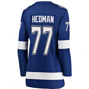 Victor Hedman Tampa Bay Lightning Fanatics Branded Women's Premier Breakaway Player Jersey - Blue