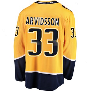 Viktor Arvidsson Nashville Predators Fanatics Branded Youth Breakaway Player Jersey - Gold