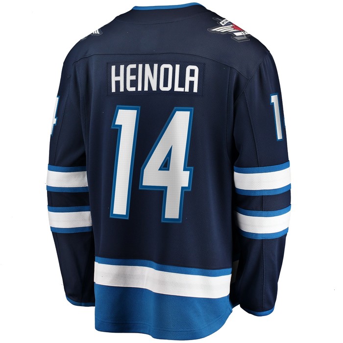 Ville Heinola Winnipeg Jets Fanatics Branded Home Breakaway Player Jersey - Navy