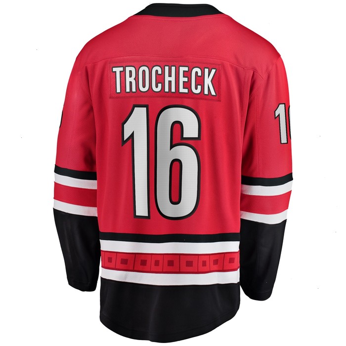 Vincent Trocheck Carolina Hurricanes Fanatics Branded Breakaway Player Jersey - Red