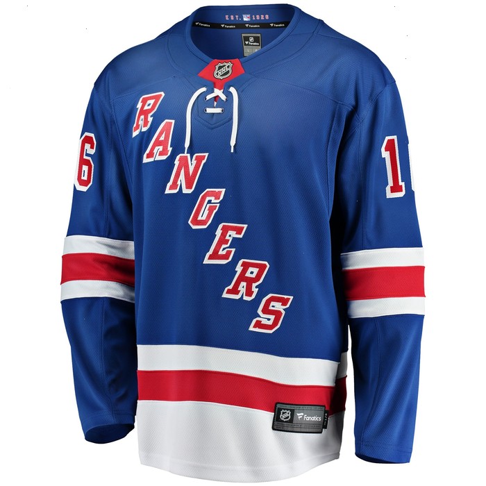 Vincent Trocheck New York Rangers Fanatics Branded Home Breakaway Player Jersey - Blue