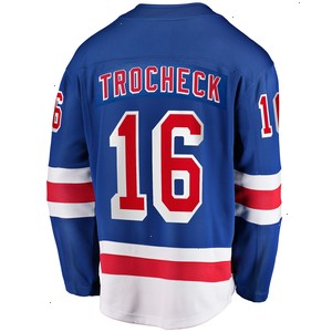 Vincent Trocheck New York Rangers Fanatics Branded Home Breakaway Player Jersey - Blue