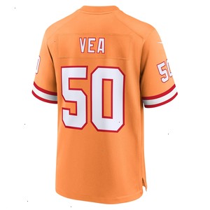 Vita Vea Tampa Bay Buccaneers Nike Throwback Game Jersey - Orange