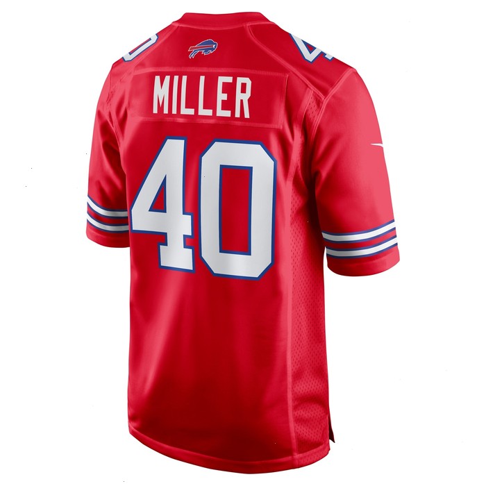 Von Miller Buffalo Bills Nike Alternate Game Jersey - Red