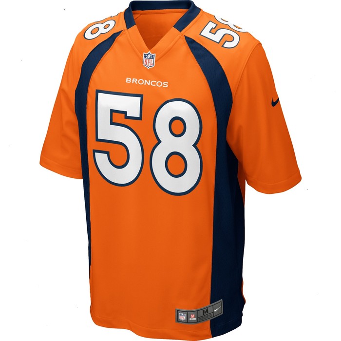 Von Miller Denver Broncos Nike Game Jersey - Orange