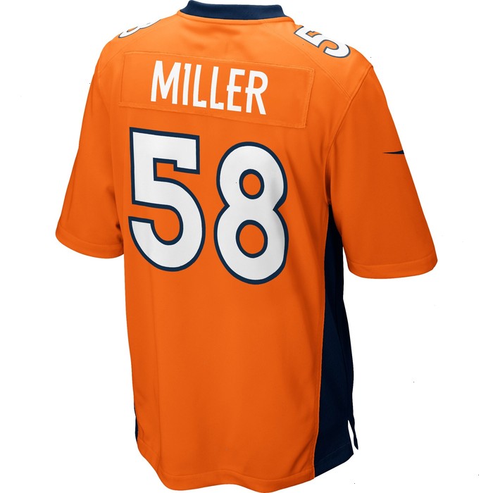 Von Miller Denver Broncos Nike Game Jersey - Orange