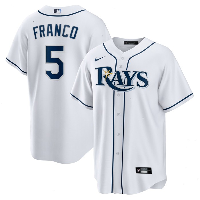 Wander Franco Tampa Bay Rays Nike Replica Player Jersey - White