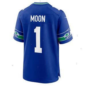 Warren Moon Seattle Seahawks Nike Throwback Retired Player Game Jersey - Royal