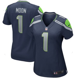 Warren Moon Seattle Seahawks Nike Women's Game Retired Player Jersey - College Navy