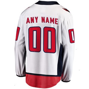 Washington Capitals 2018 Stanley Cup Champions Away Breakaway Custom Jersey - White