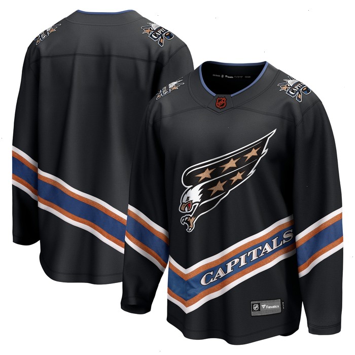 Washington Capitals Fanatics Branded Special Edition 2.0 Breakaway Blank Jersey - Black