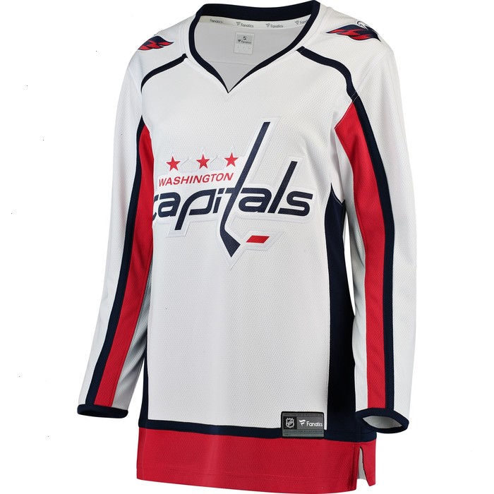 Washington Capitals Fanatics Branded Women's Away Breakaway Custom Jersey - White