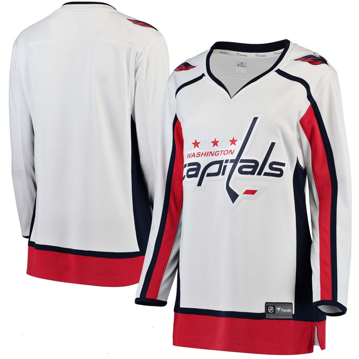 Washington Capitals Fanatics Branded Women's Away Breakaway Jersey - White