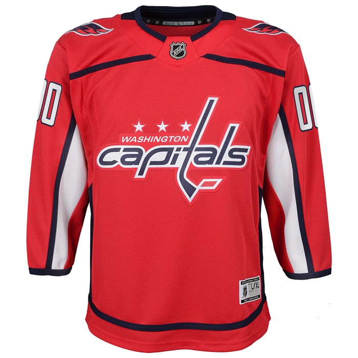 Washington Capitals Youth Home Custom Premier Jersey - Red