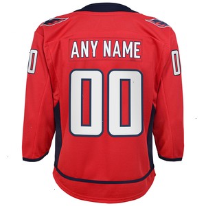 Washington Capitals Youth Home Custom Premier Jersey - Red