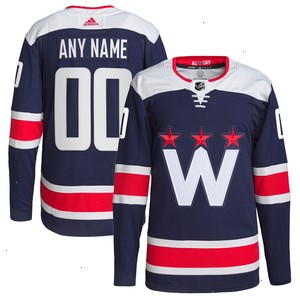 Washington Capitals adidas Alternate Authentic Pro Custom Jersey - Navy