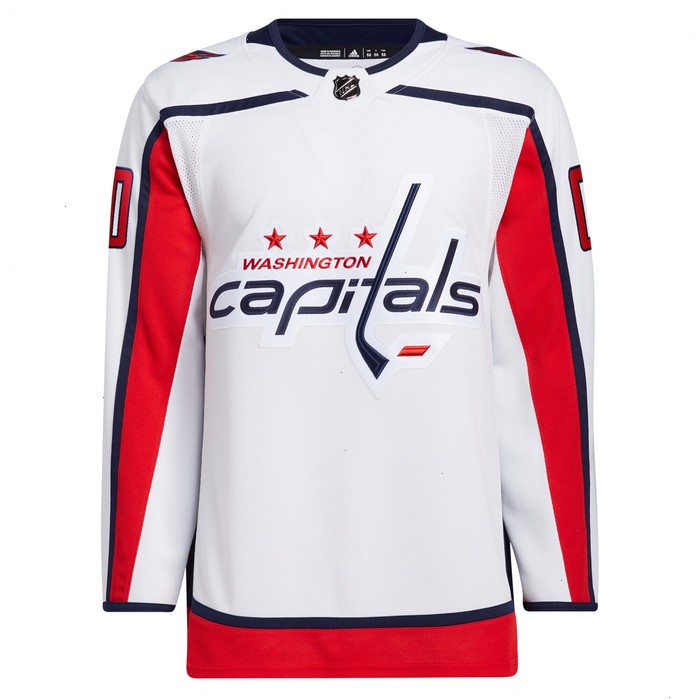 Washington Capitals adidas Away Primegreen Authentic Pro Custom Jersey - White