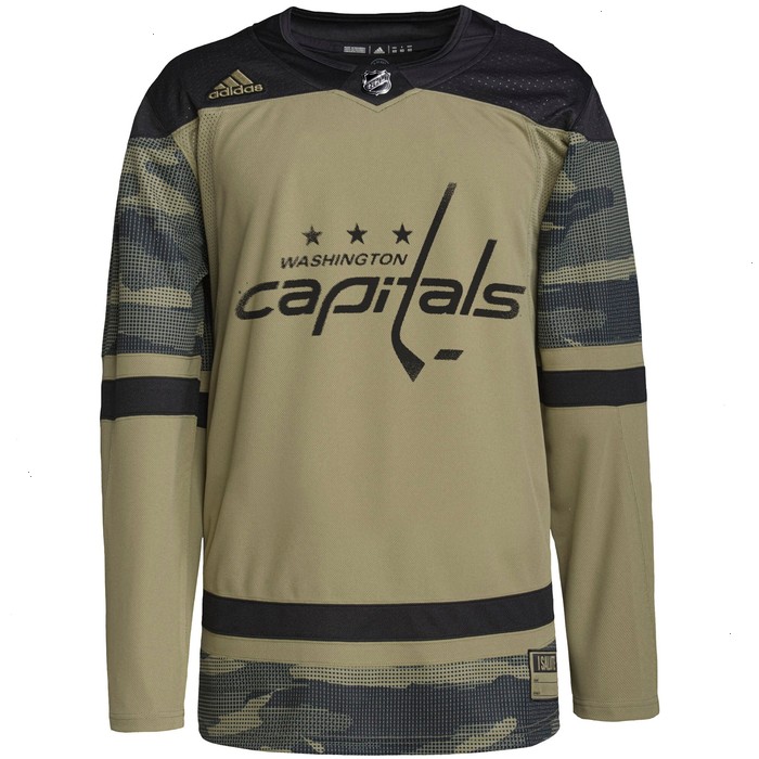 Washington Capitals adidas Military Appreciation Team Authentic Custom Practice Jersey - Camo V1