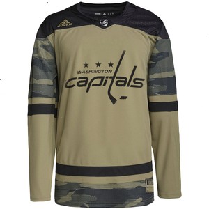 Washington Capitals adidas Military Appreciation Team Authentic Practice Jersey - Camo