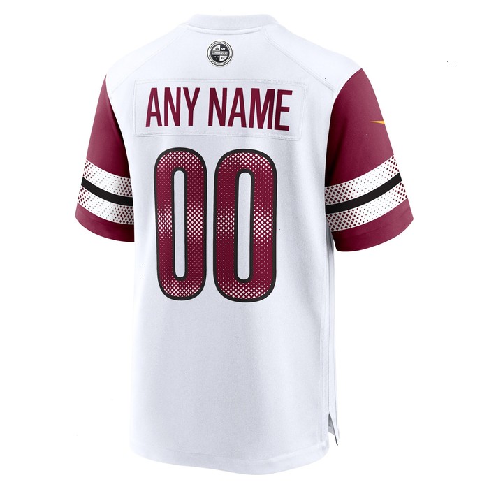 Washington Commanders Nike Game Custom Player Jersey - White