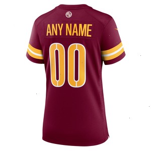 Washington Commanders Nike Women's Game Custom Player Jersey - Burgundy