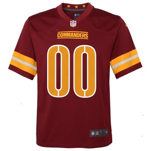 Washington Commanders Nike Youth Game Custom Player Jersey - Burgundy