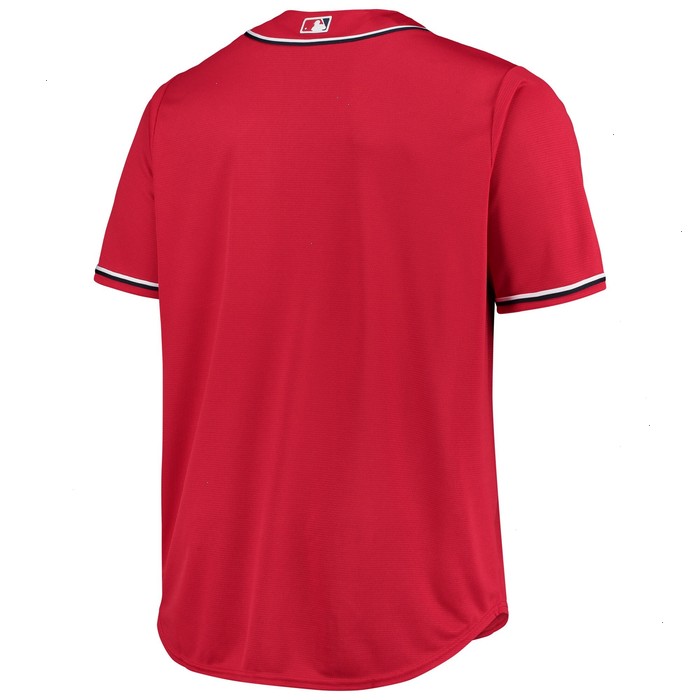 Washington Nationals Big & Tall Alternate Replica Team Jersey - Red