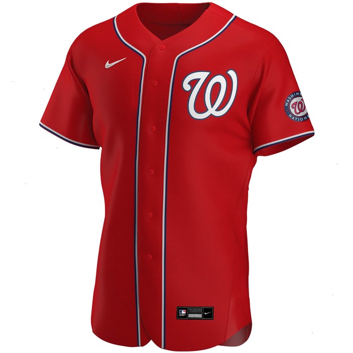 Washington Nationals Nike Alternate Authentic Team Jersey - Red