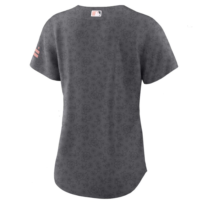 Washington Nationals Nike Women's City Connect Replica Team Jersey - Gray