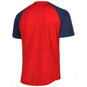 Washington Nationals Stitches Button-Down Raglan Fashion Jersey - Red